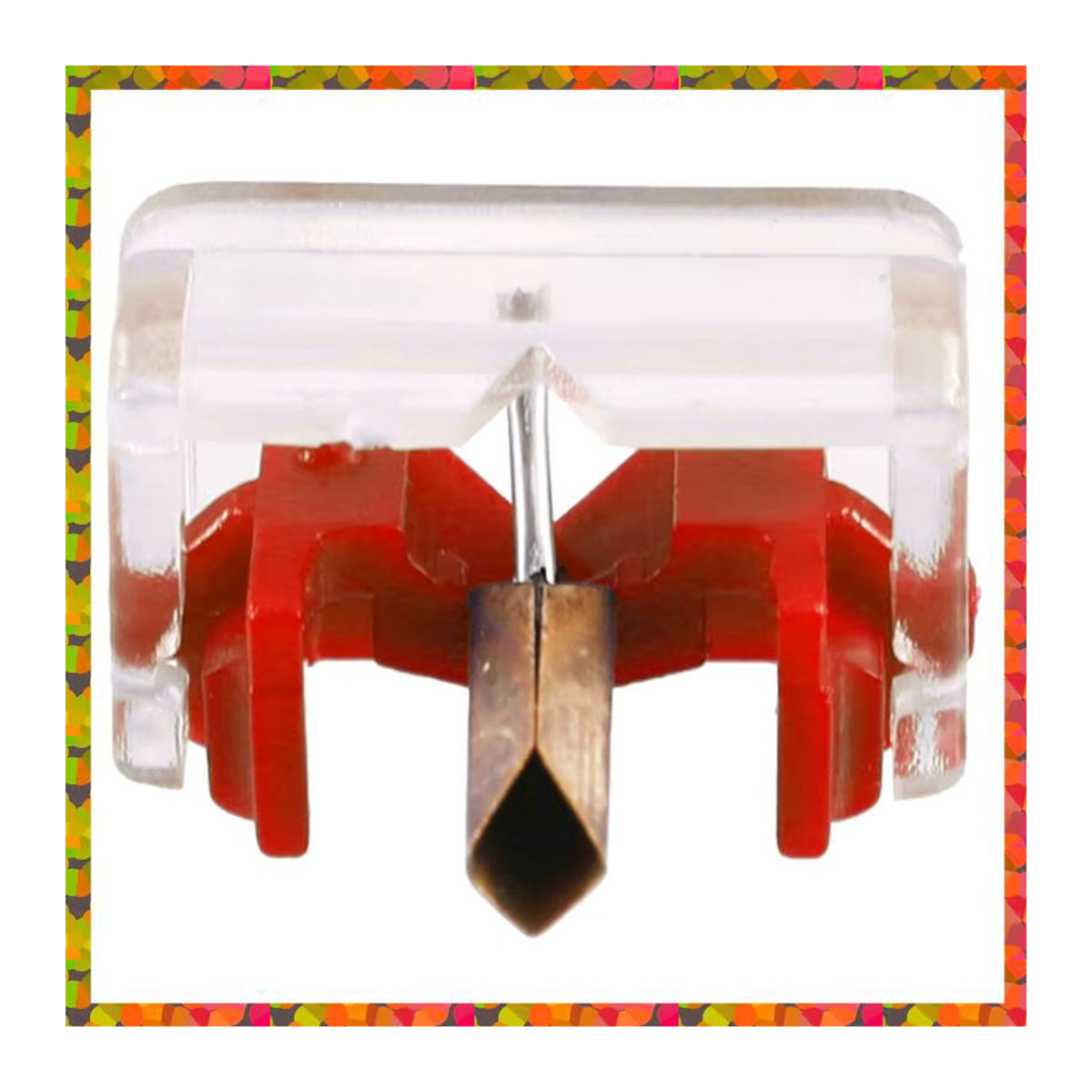 Diamant-Ersatznadel für Shure M44-3 N44-7 M44G M44-7 sowie DUAL DN305 DN306 und GARRARD-Patronen in Schwarz und Rot - Bild 4