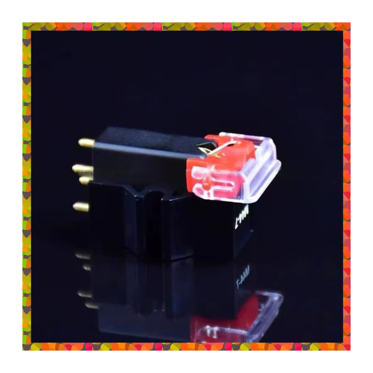 Diamant-Ersatznadel für Shure M44-3 N44-7 M44G M44-7 sowie DUAL DN305 DN306 und GARRARD-Patronen in Schwarz und Rot - Bild 5