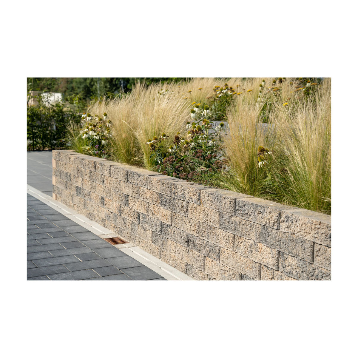 Diephaus Mauer RISO Deko-Objekt in Grau, B: 23 cm, T: 21,5 cm, H: 10 cm - Bild 2