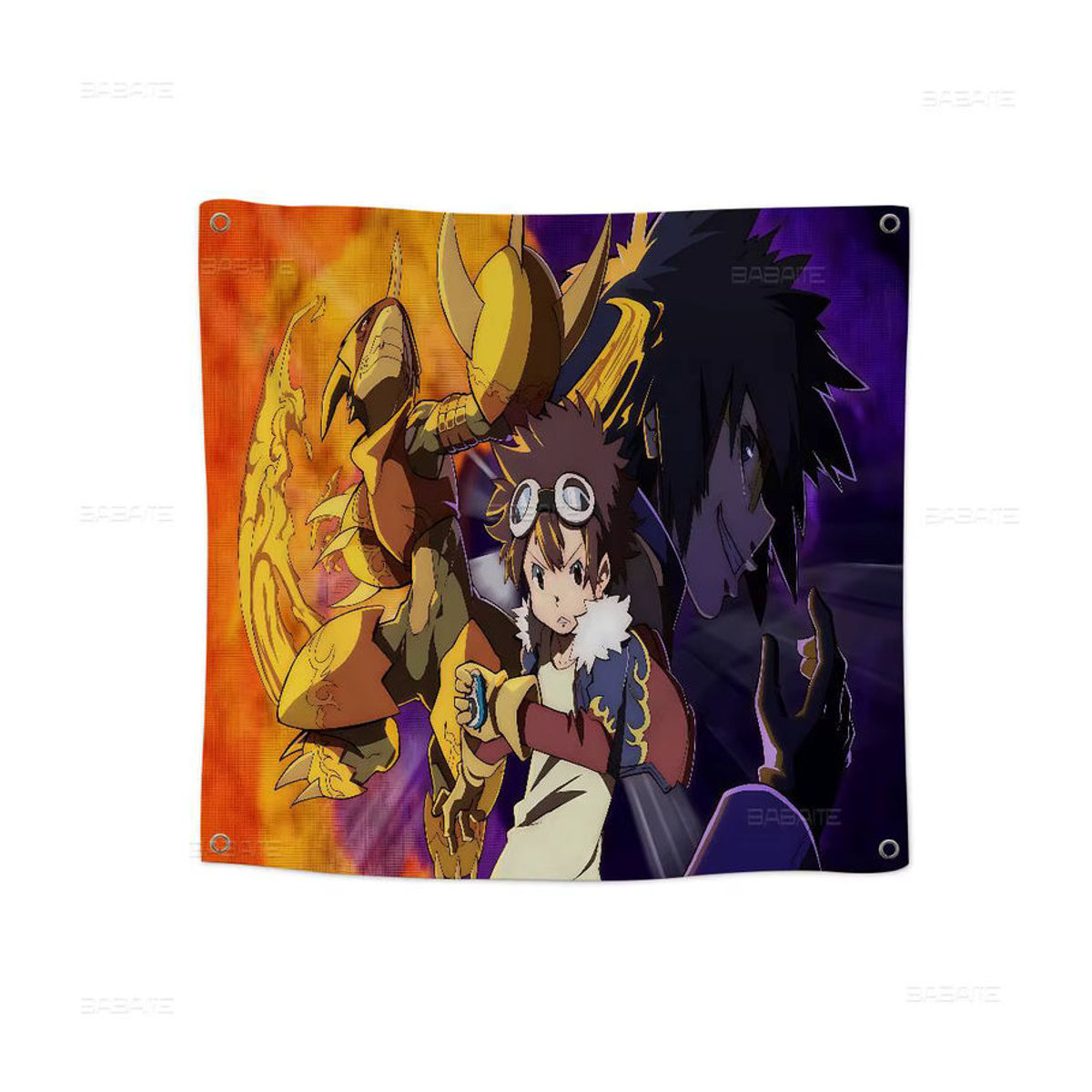Digimon Adventure Wandbehang Potdemiel mehrfarbig Textil Banner für dein Zimmer - Bild 7