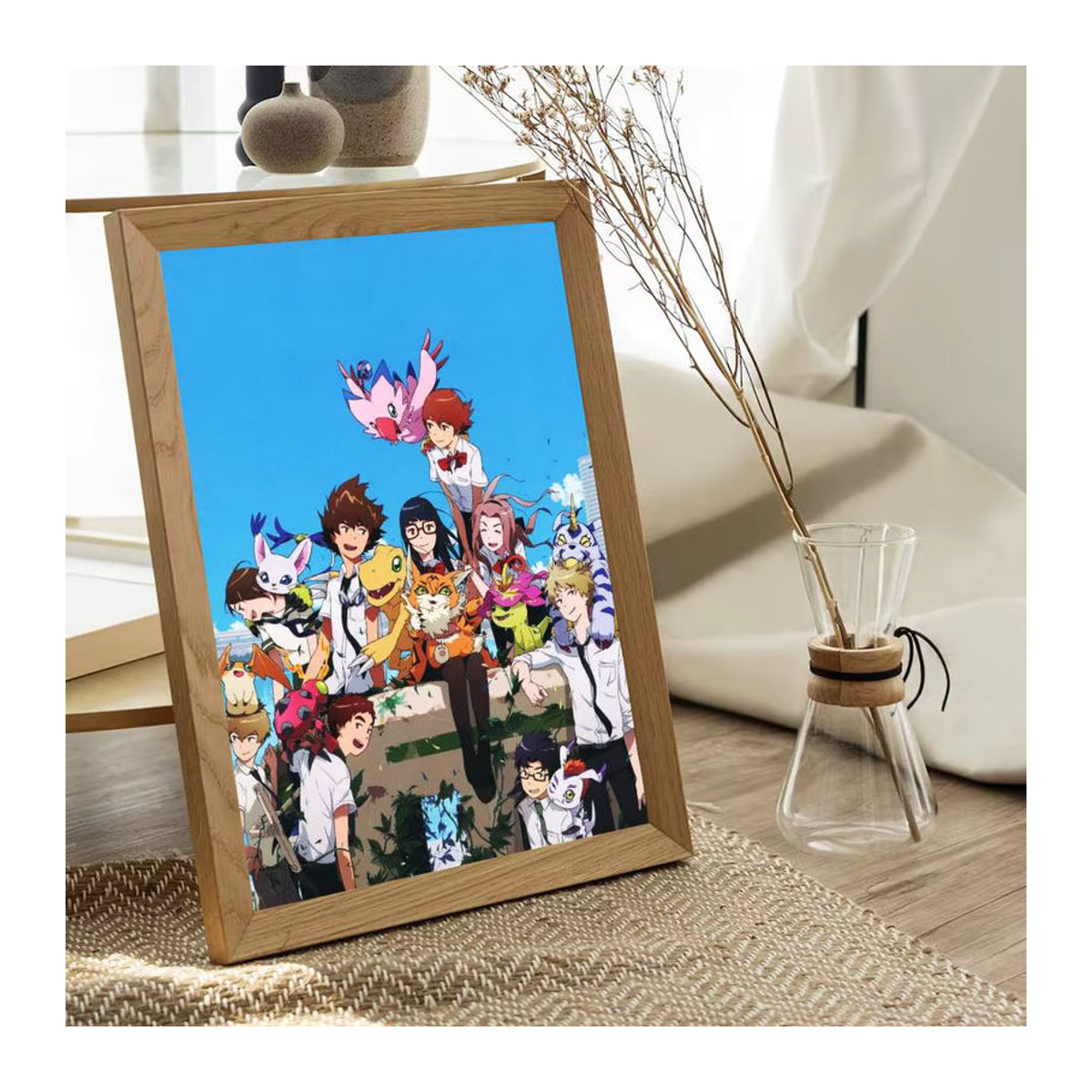 Digimon Anime Wandaufkleber Klassisches Movie Poster aus wasserfestem Papier in Mehrfarbig - Bild 5