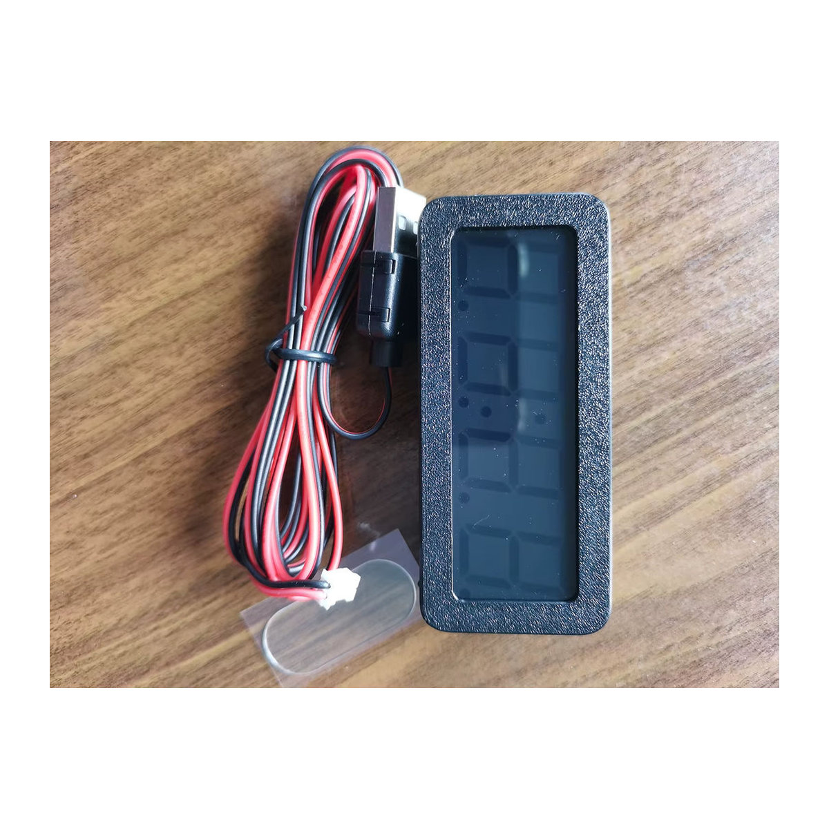 Digitale USB Auto Uhr mit GPS Beidou Automatik-Timing und LED Display für 12/24 Stunden, Schwarz oder Rot - Bild 2
