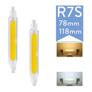 Dimmbare aoyuansea R7s LED COB Röhrenlampe aus Glas als Flutlicht Ersatz für Halogenlampen, Länge: 118 mm