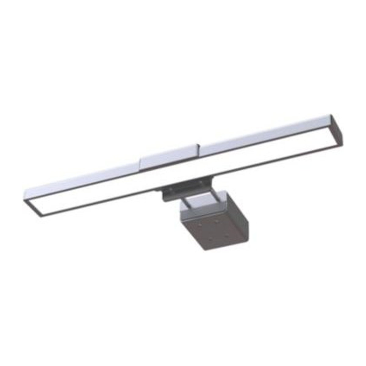 Dimmbare LED Klemmleuchte UNILUX Travelight in Schwarz für Notebooks und Bildschirme mit USB-Anschluss und 350 lm - Bild 1