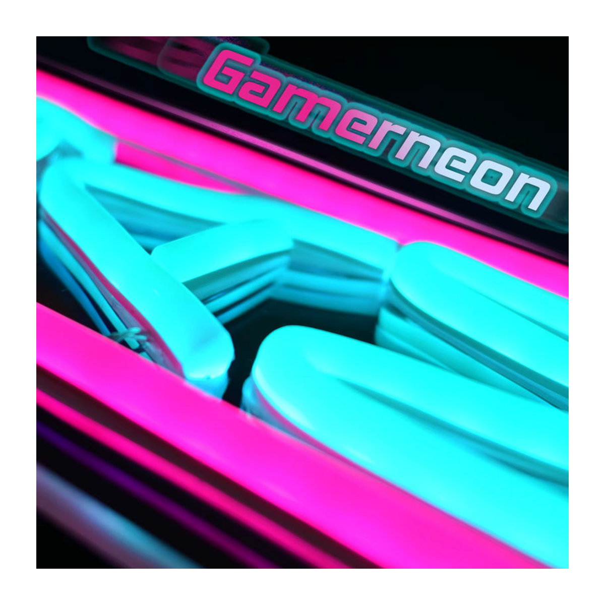 Dimmbares LED Neonschild von Wanxing in Bunt aus Acryl für dein Spielzimmer und Arcade-Raum - Bild 4