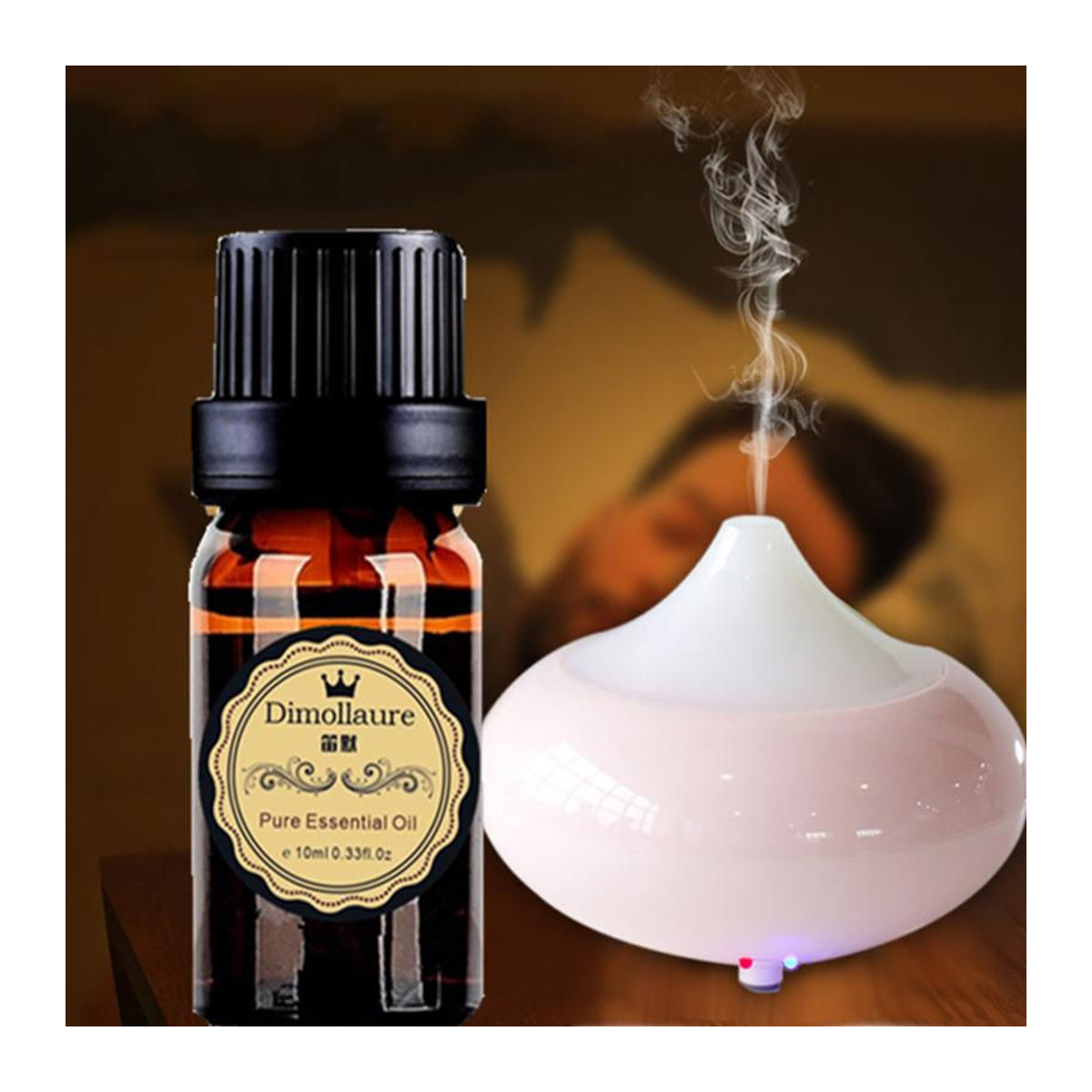 Dimollaure Ätherisches Jasmin-Lavendel-Neroli Pflanzenöl für Aromatherapie und Hautpflege, 10 ml in brauner Glasflasche - Bild 5