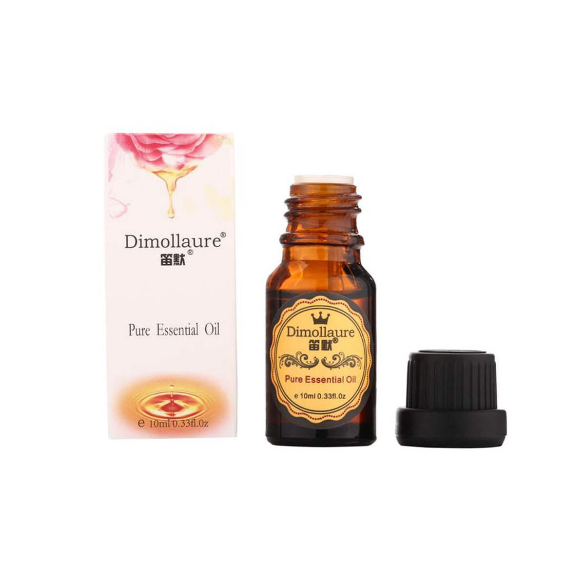 Dimollaure Ätherisches Jasmin-Lavendel-Neroli Pflanzenöl für Aromatherapie und Hautpflege, 10 ml in brauner Glasflasche - Bild 6