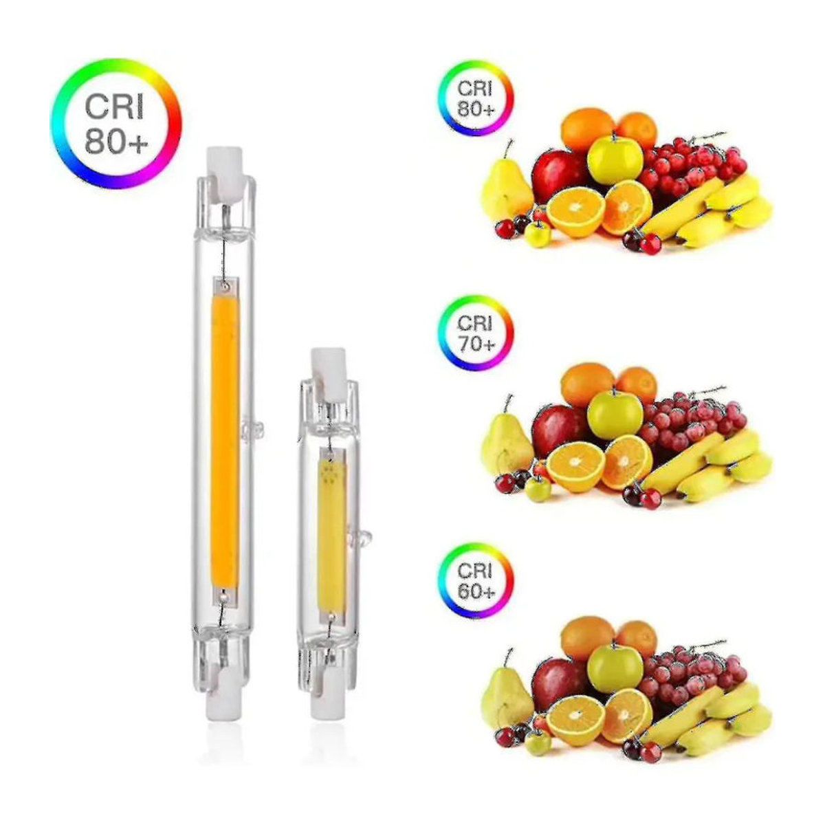 dis-tri-paca R7s LED-Birne 30W Warmweiß 3000K 3000lm Dimmbar 118mm als Ersatz für 300W Halogen J118 - Bild 2