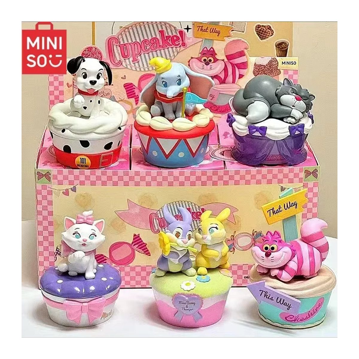 Disney Aristocats Anime Figur Mary Katze Lucifer Rosa Kunststoff Modell Puppe - Bild 1