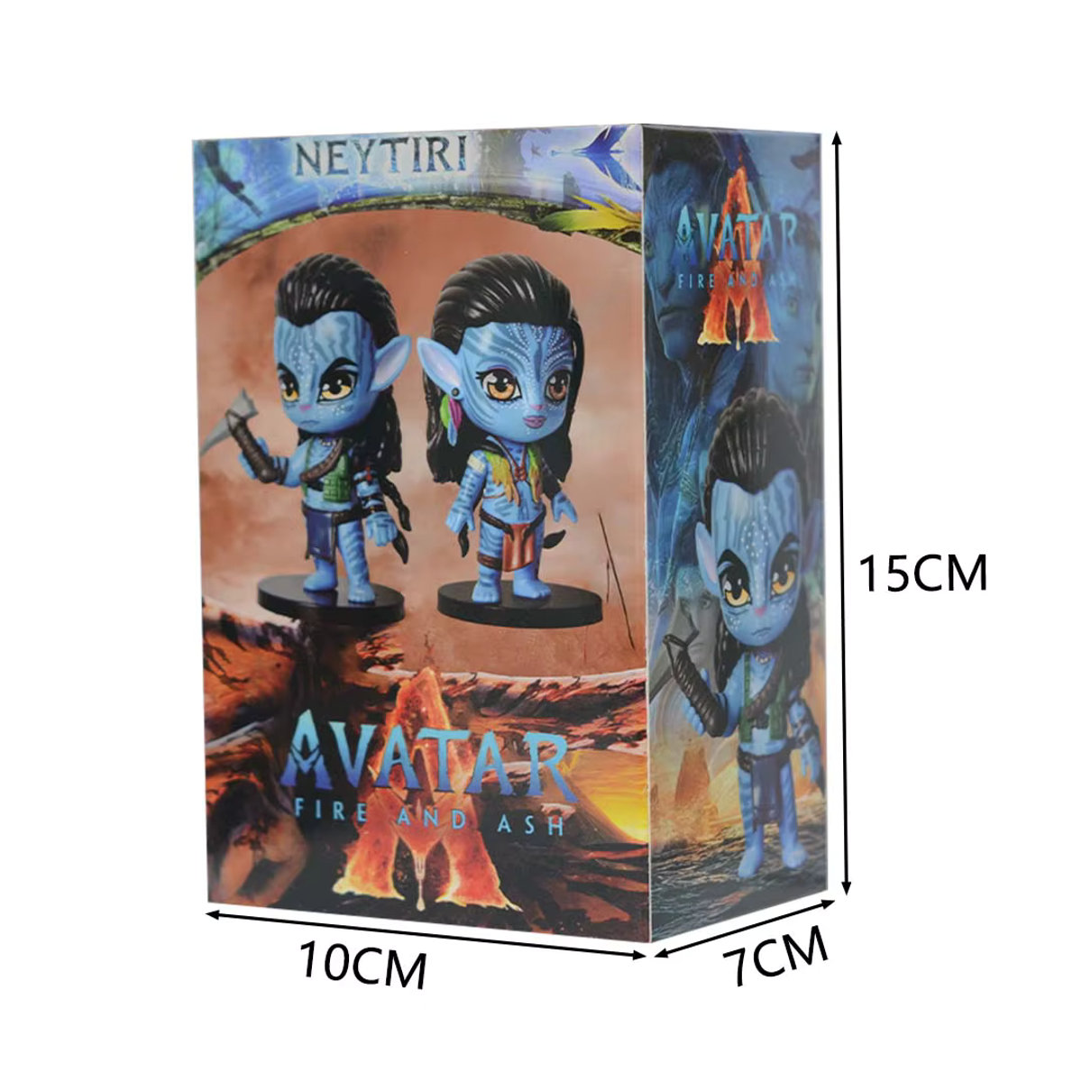 Disney Avatar 2 Neytiri und Jake Sully PVC-Figuren Set in Blau als Sammlerstücke und Schreibtisch-Dekoration - Bild 5