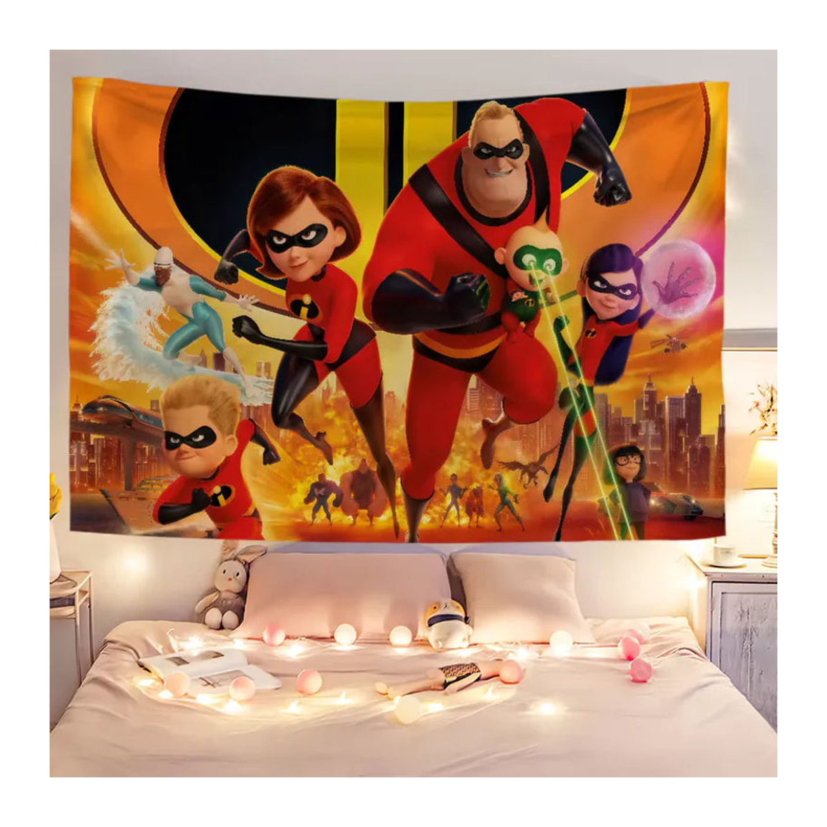 Disney Die Unglaublichen 2 Wandbehang Baby Flagge aus Textil, mehrfarbig, B/H: 60 x 40 cm - Bild 4