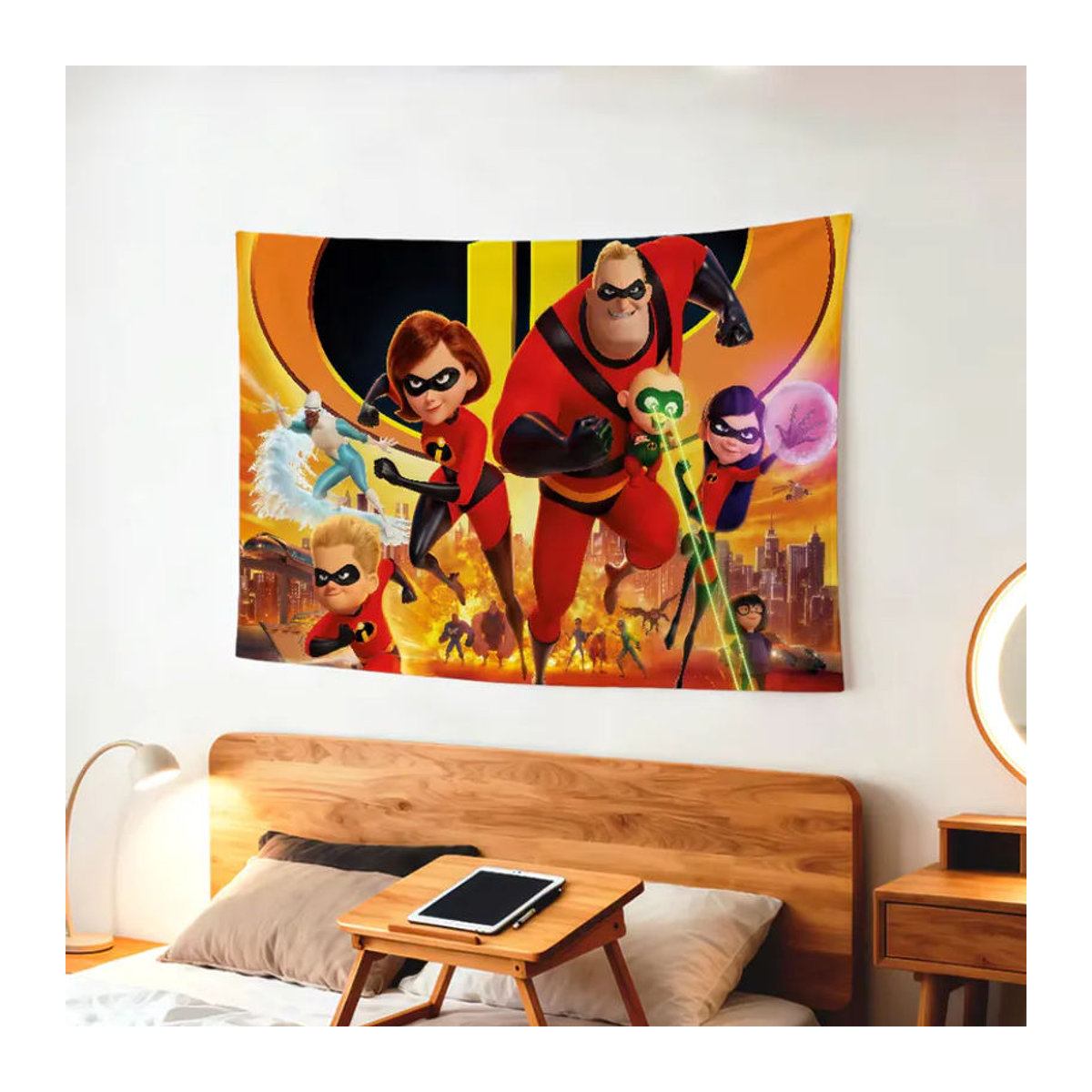 Disney Die Unglaublichen 2 Wandbehang Baby Flagge aus Textil, mehrfarbig, B/H: 60 x 40 cm - Bild 6