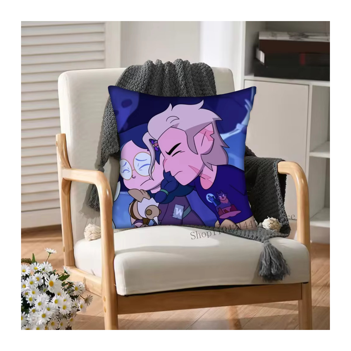 Disney Eule Kissen in Blau für Wohnzimmer und Schlafzimmer - Bild 3