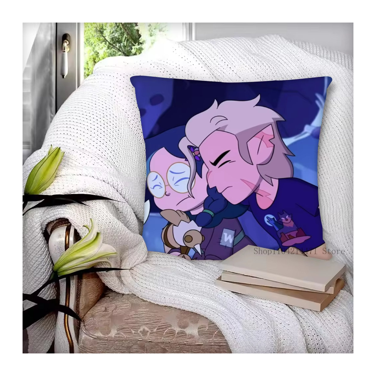 Disney Eule Kissen in Blau für Wohnzimmer und Schlafzimmer - Bild 5