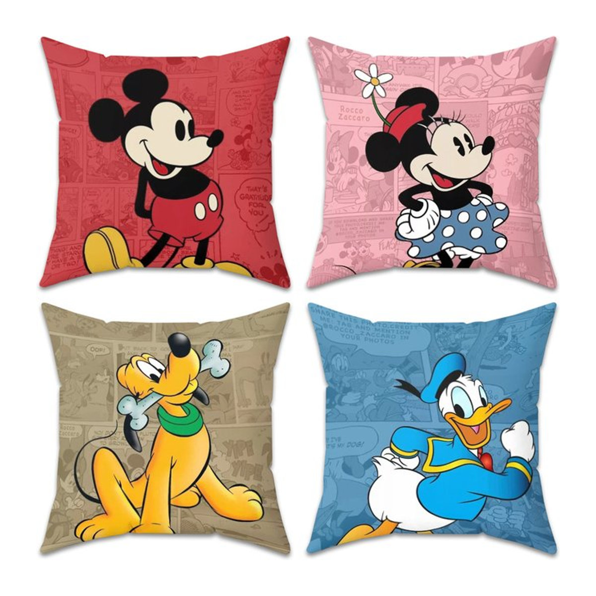 Disney Kissenbezug für Schlafzimmer und Sofa, mehrfarbig, B/B: 40 x 40 cm - Bild 1