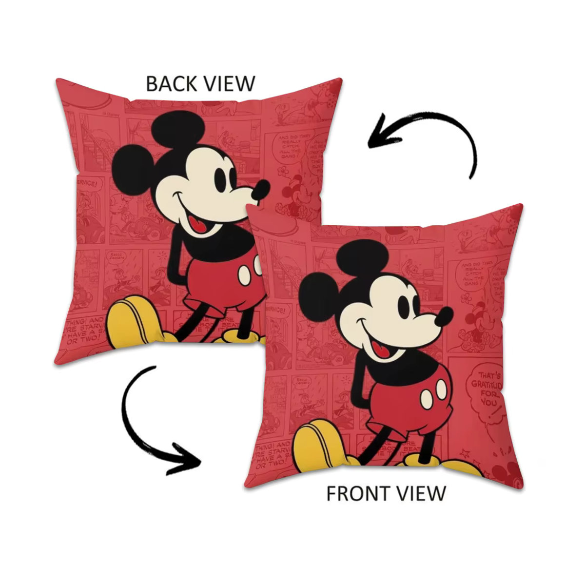 Disney Kissenbezug für Schlafzimmer und Sofa, mehrfarbig, B/B: 40 x 40 cm - Bild 3