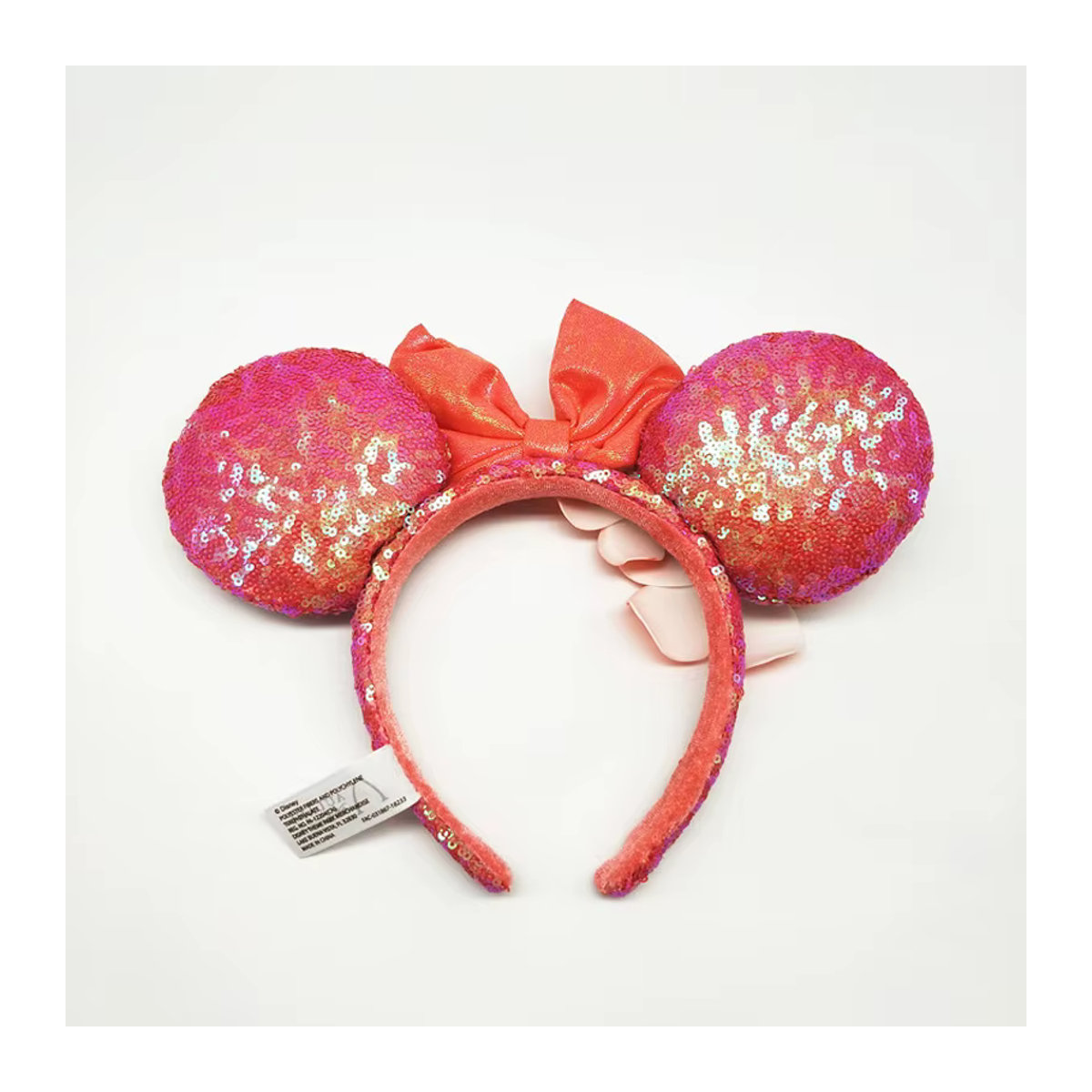 Disney Minnie Maus Stirnband mit Sonnenblumen Pailletten und Schleife in Lila für Erwachsene und Kinder - Bild 4
