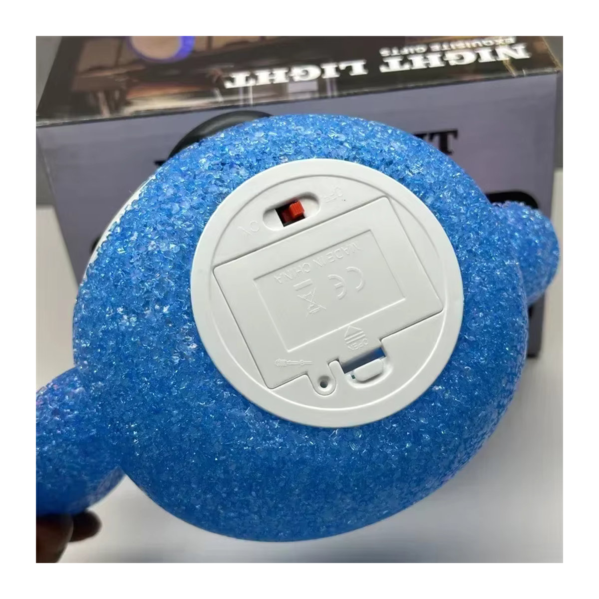 Disney Stitch Nachttischlampe mit Cartoon-Projektion in Blau - Bild 3
