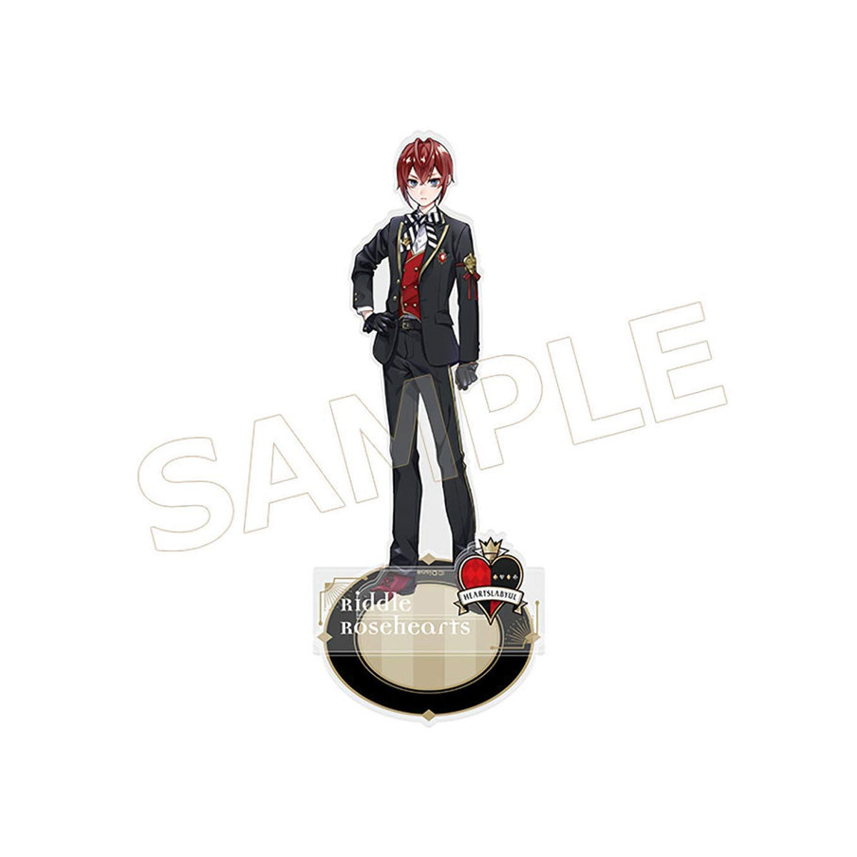 Disney Twisted Wonderland Acrylfigur Riddle Roseheart Uniform Ver. in Rot - Bild 2