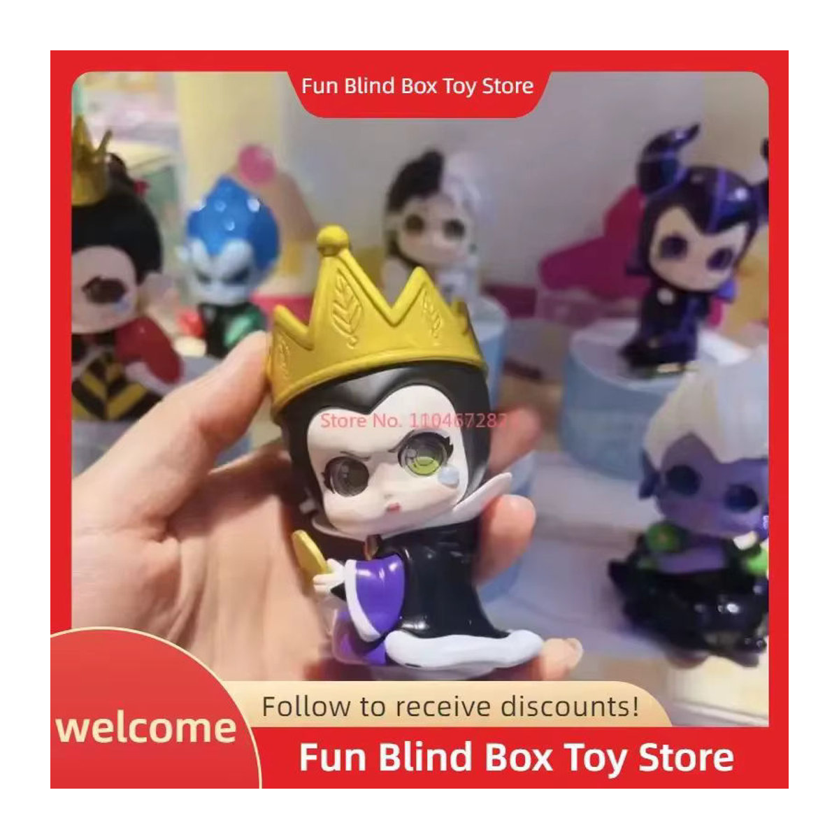 Disney Villains Born To Rebel Mystery Box Sammlerfiguren in Lila für deine Schreibtischdekoration - Bild 5