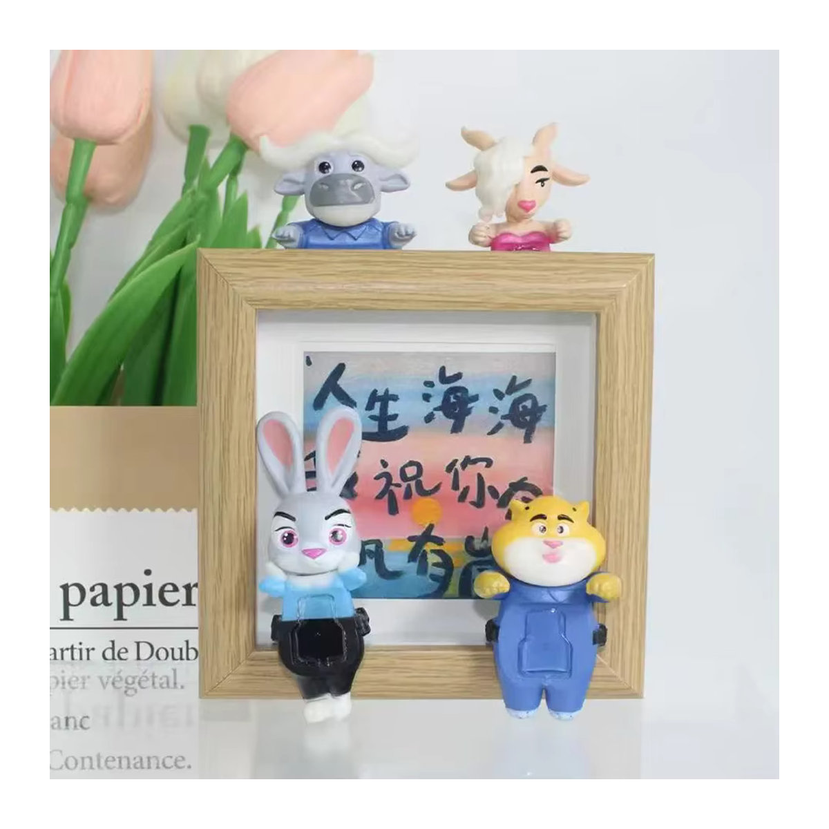 Disney Zootopia 2 Angel Blind Box Niedrige Mini-Anime-Charakterfigur aus Kunststoff in Mehrfarbig als Auto-Innenausstattung oder Telefon-Ornament - Bild 6