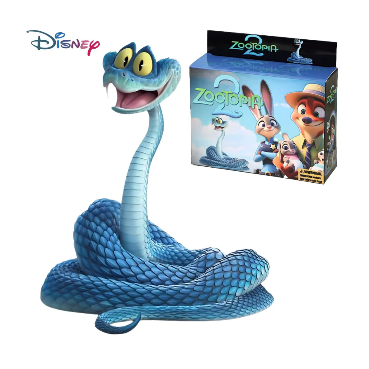Disney Zootopia 2 Figur Gary in Blau, bewegliche Sammlerfigur aus Kunststoff für Kinder - Bild 3