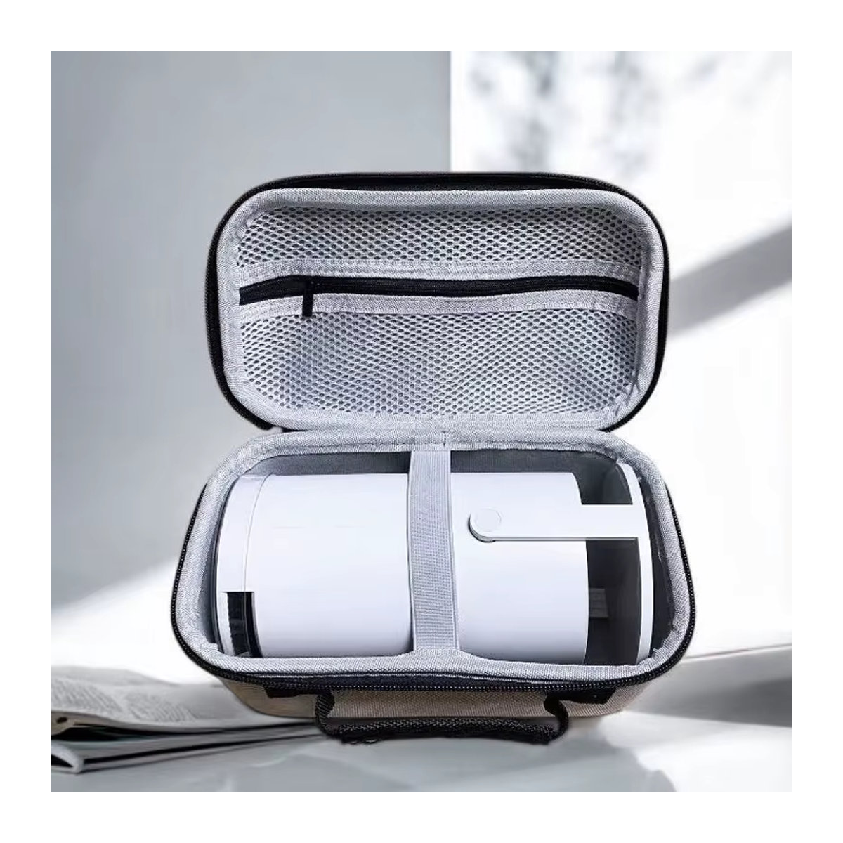 DITONG Aufbewahrungskoffer und Reise-Projektortasche für Magcubic HY300 und HY300Pro in Grau - Bild 3
