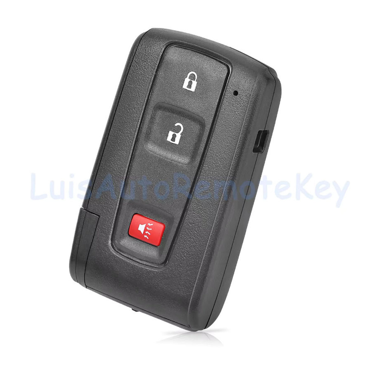 DIYKEY Ersatzgehäuse für Toyota Prius 2004-2009, 3-Tasten Fernbedienung Shell Abdeckung aus Kunststoff, Schwarz - Bild 3