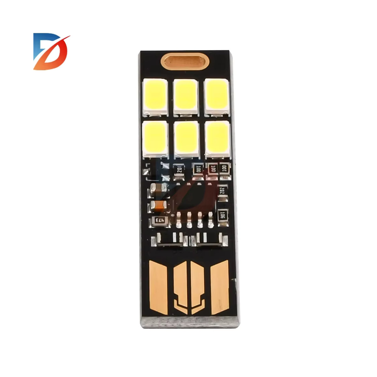 diymore USB LED Tischlampe mit 6 LEDs und Berührungssensor, dimmbar, Warmweiß, Schwarz oder Weiß - Bild 2