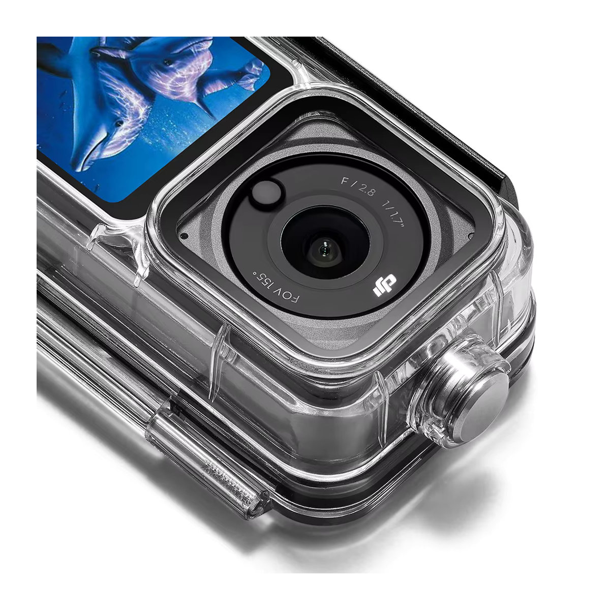 DJI Unterwassergehäuse für Osmo Action 2 Dual-Screen Combo in Schwarz mit Schraube und 1/4-Adapter - Bild 5