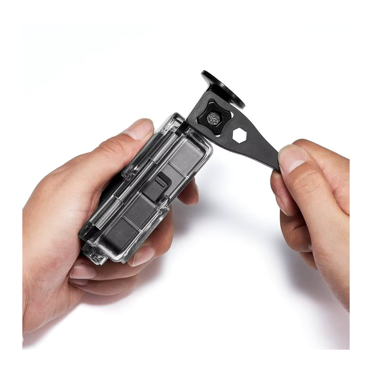 DJI Unterwassergehäuse für Osmo Action 2 Dual-Screen Combo in Schwarz mit Schraube und 1/4-Adapter - Bild 6
