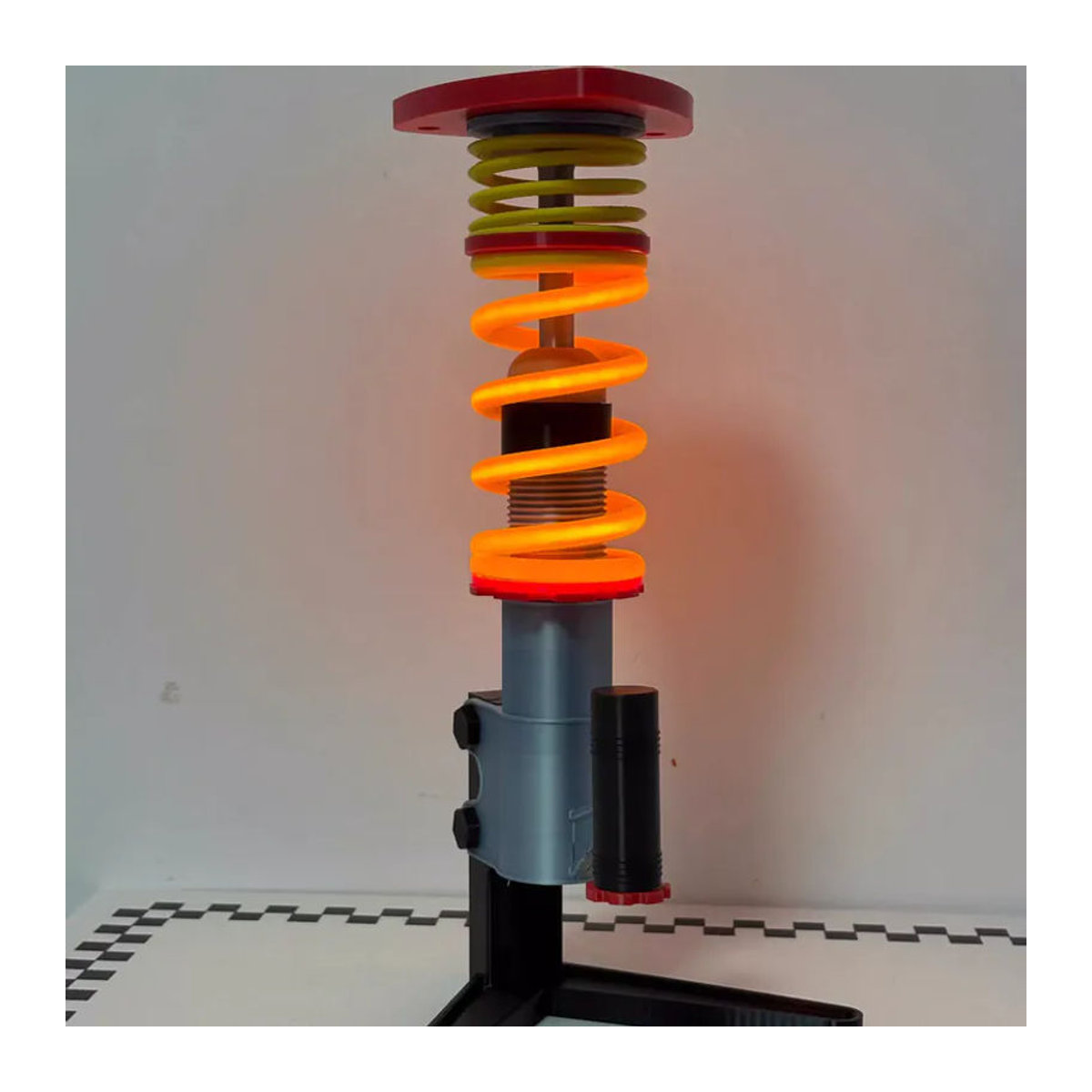 DLY Schreibtischlampe im Industrial Style mit Stoßdämpfer-Modellierung in Schwarz - Bild 2