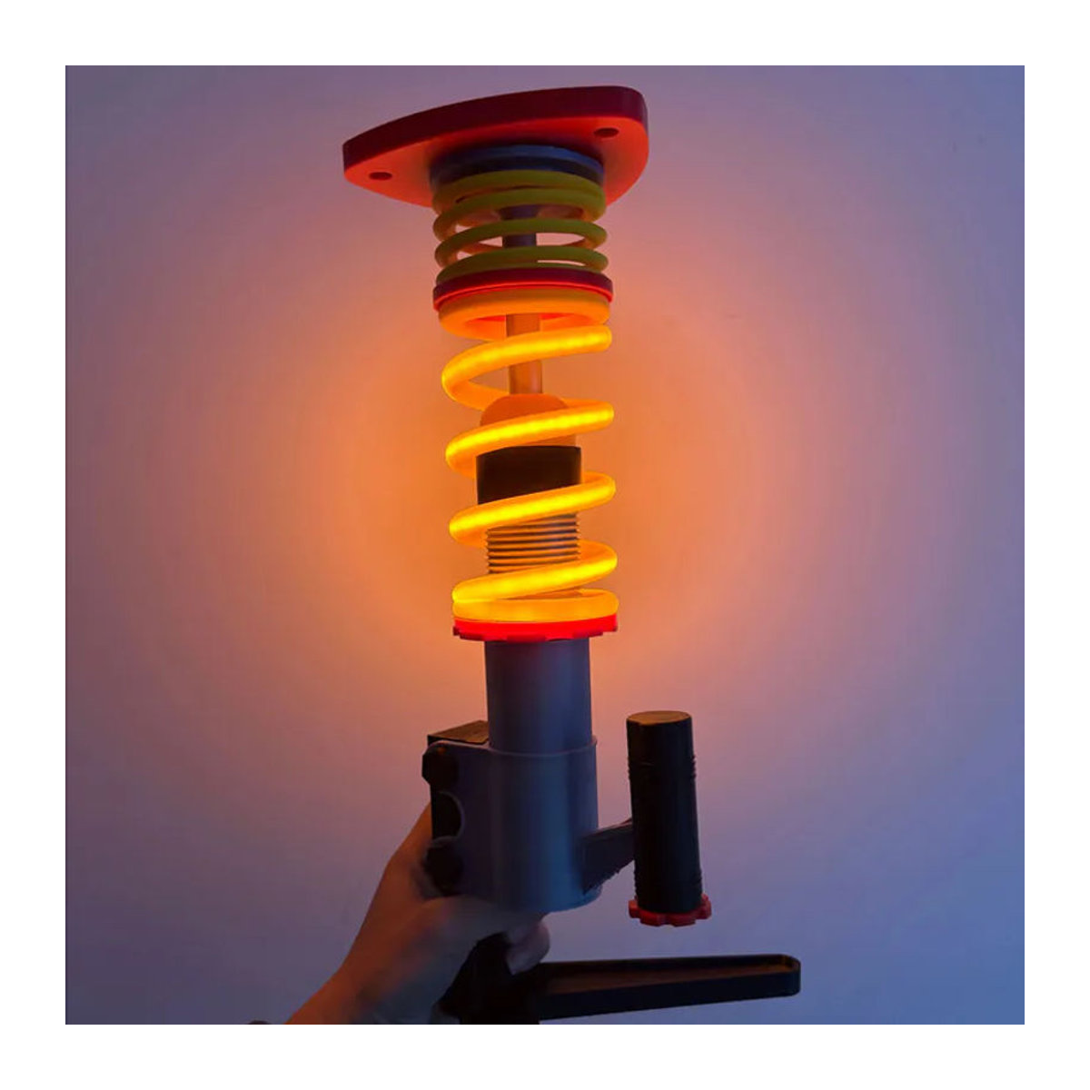 DLY Schreibtischlampe im Industrial Style mit Stoßdämpfer-Modellierung in Schwarz - Bild 6