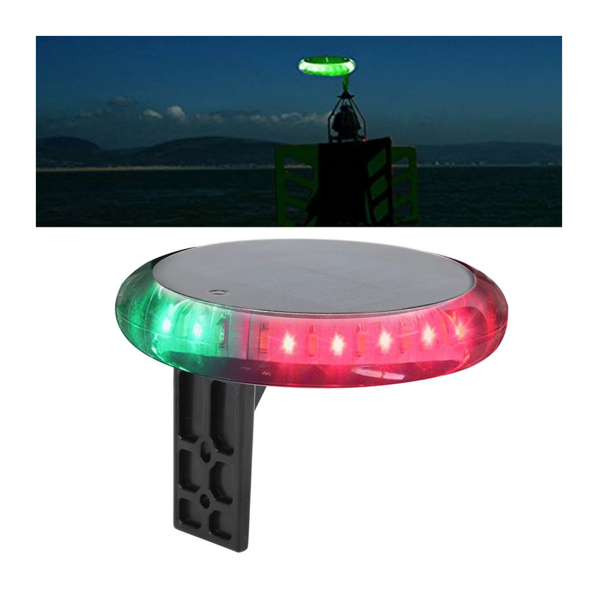 DOACT Solarbetriebene LED Bootsbogenleuchte mit Fernbedienung für Yachten und Boote in Schwarz oder Bunt - Bild 3