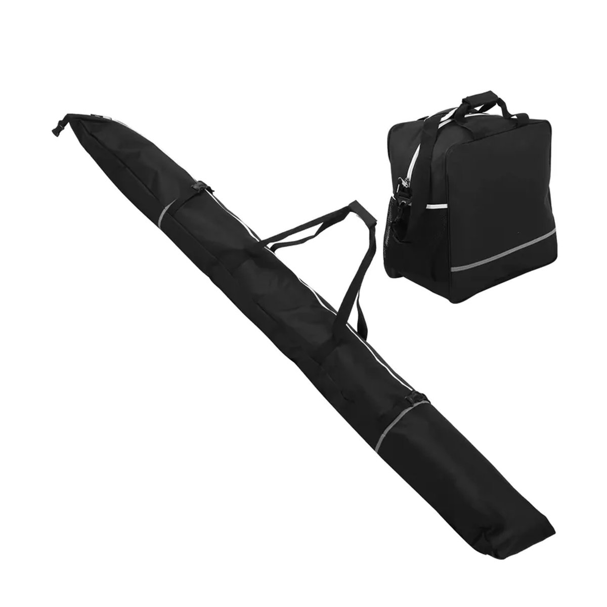 DOACT Wasserdichtes Snowboard-Taschen-Set mit Skischuh-Aufbewahrungstaschen in Schwarz - Bild 3