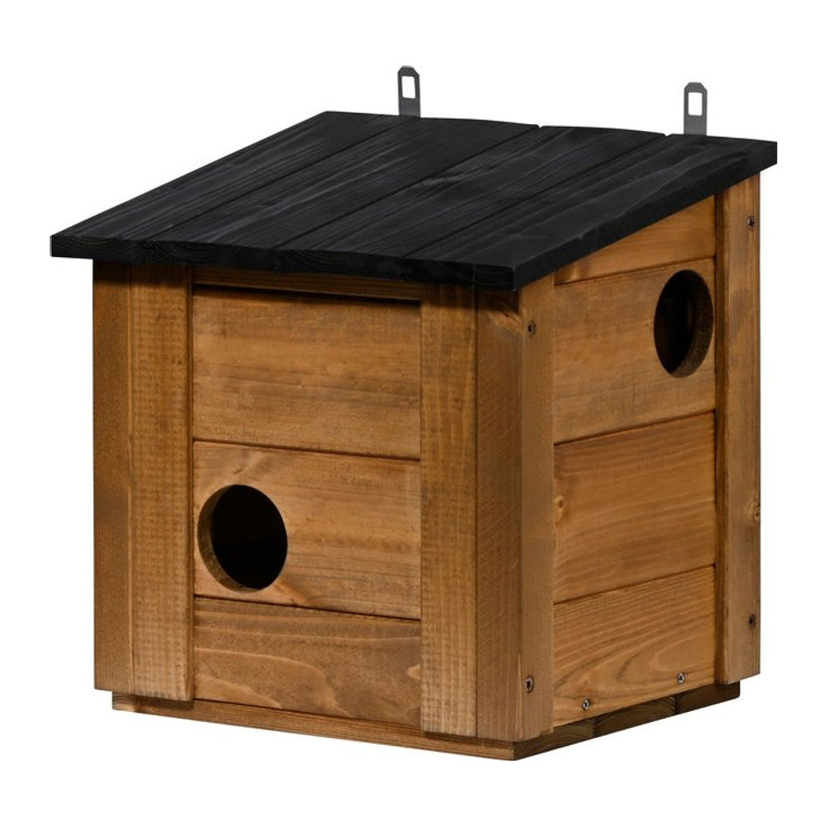 Dobar Eichhörnchenkobel Tallinn aus Holz, Braun, B/H/T: 26 x 33 x 31 cm - Bild 1