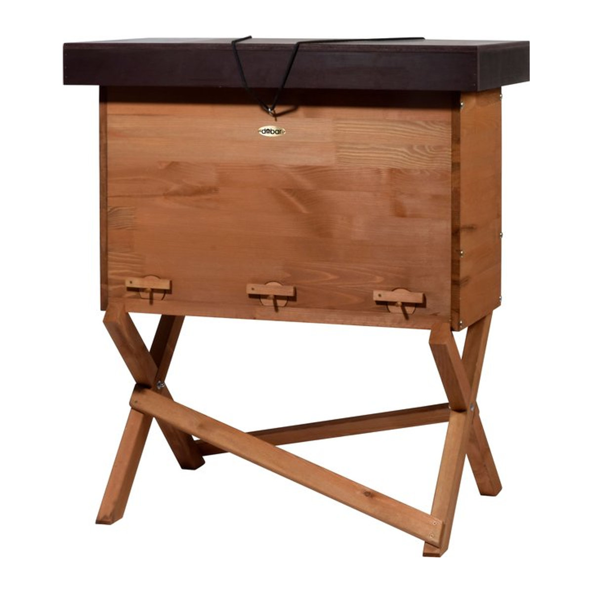 Dobar Einraumbeute aus Holz in Braun/Natur, B/H/T: 55 x 99 x 87 cm - Bild 1