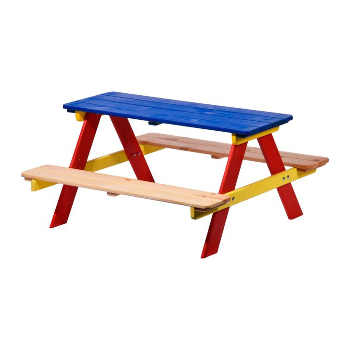 dobar Kindersitzgarnitur mit Tisch und Sitzbank, mehrfarbig - Bild 1