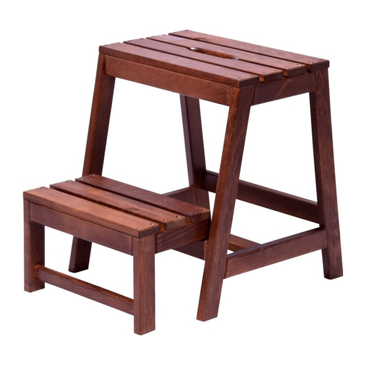 dobar Multifunktions-Hocker aus Holz in Braun - Bild 1