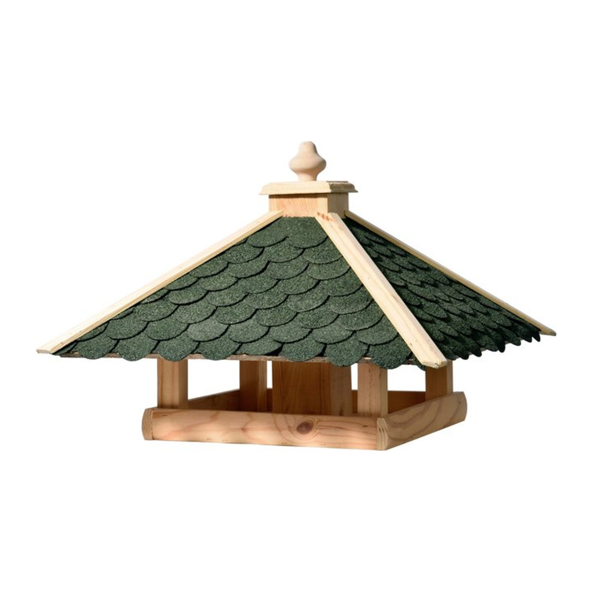 Dobar Vogelhaus aus Kiefernholz in Grün - Bild 1
