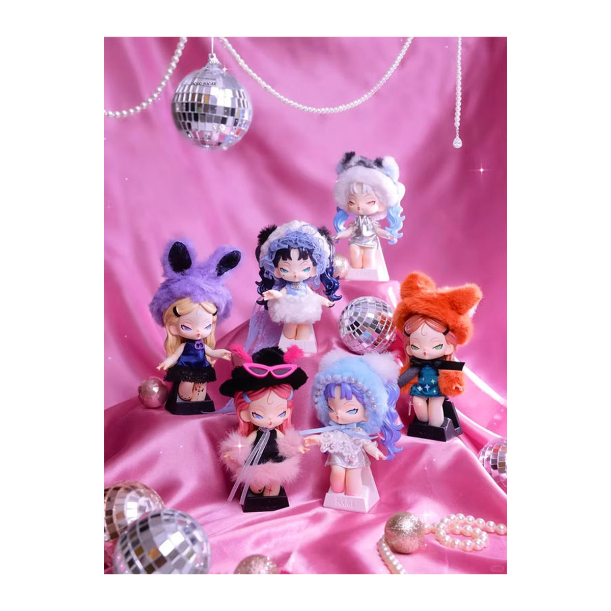 DodoNami Midnight Disco Serie Blind Box Anime Figur als buntes Desktop Ornament aus Kunststoff - Bild 4