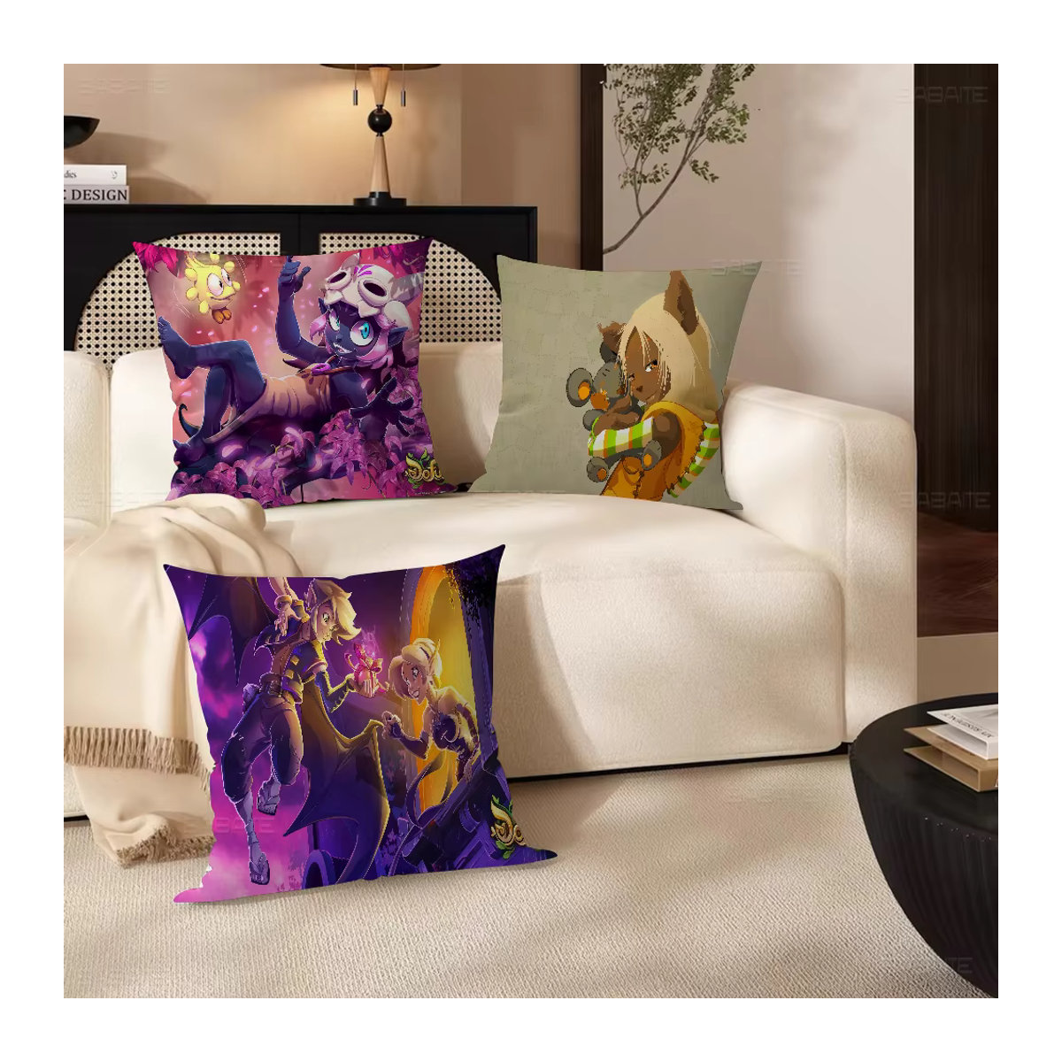 Dofus Kissenbezug aus Polyester, mehrfarbig, B/H: 30 x 50 cm - Bild 1