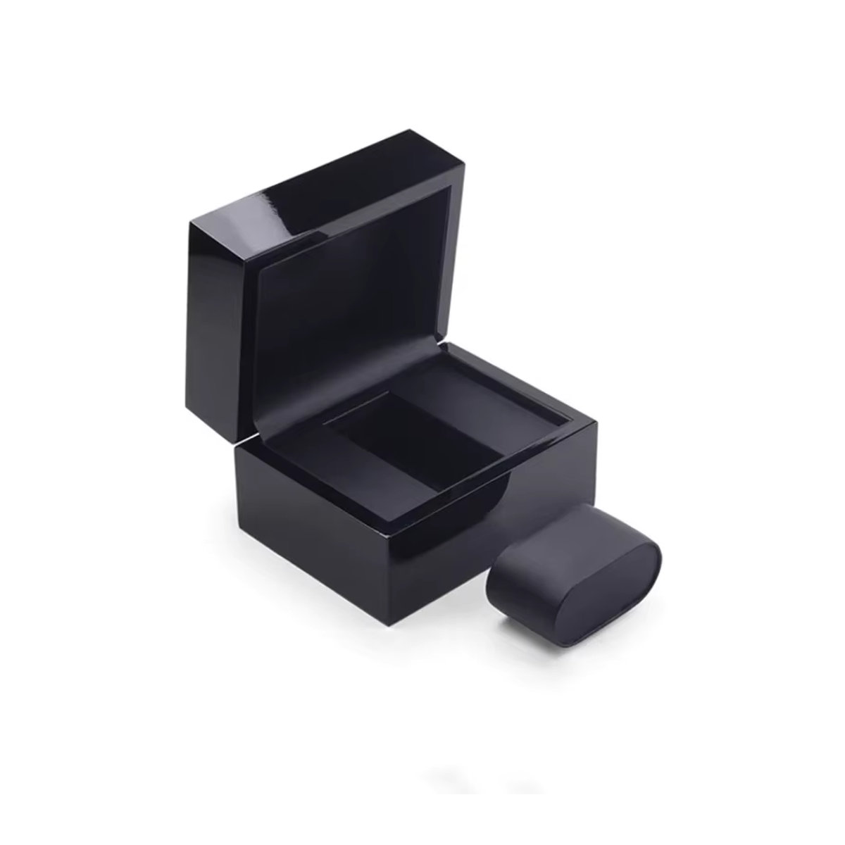 DOKW Uhrenbox aus Leder und Holz in Schwarz für Damen und Herren - Bild 7