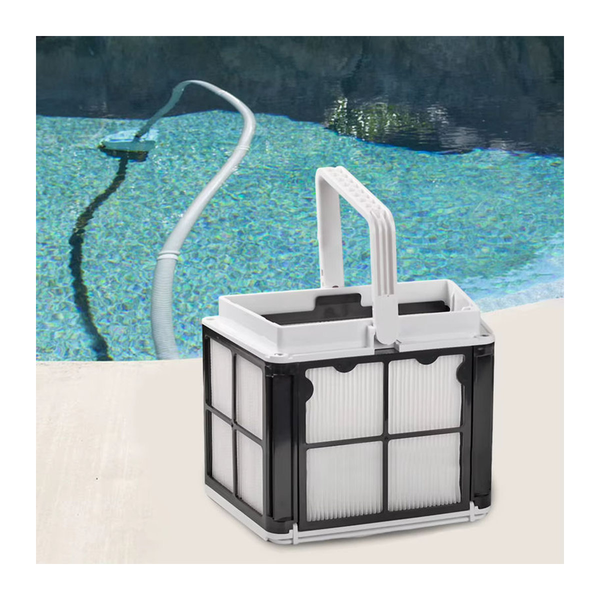 Dolphin Ultrafeine Filterkorbplatten aus ABS-Kunststoff für Robotic Pool Cleaner ACTIVE 15 ADVANTAGE S100 S50 in Schwarz/Weiß - Bild 6