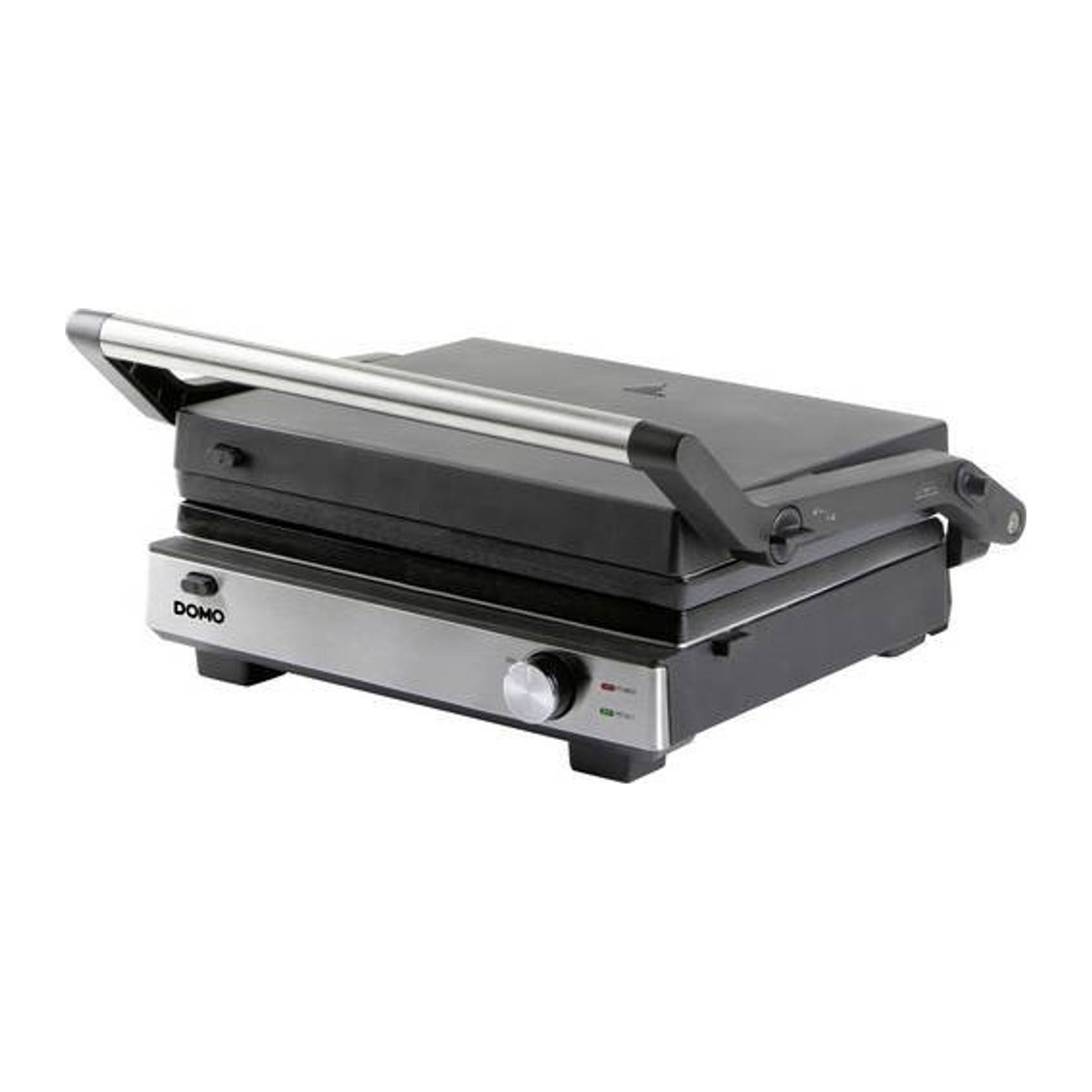 Domo DO9287G Multifunktionaler Kontaktgrill 2-in-1 Grill und Waffelmaschine Schwarz 1800W - Bild 1