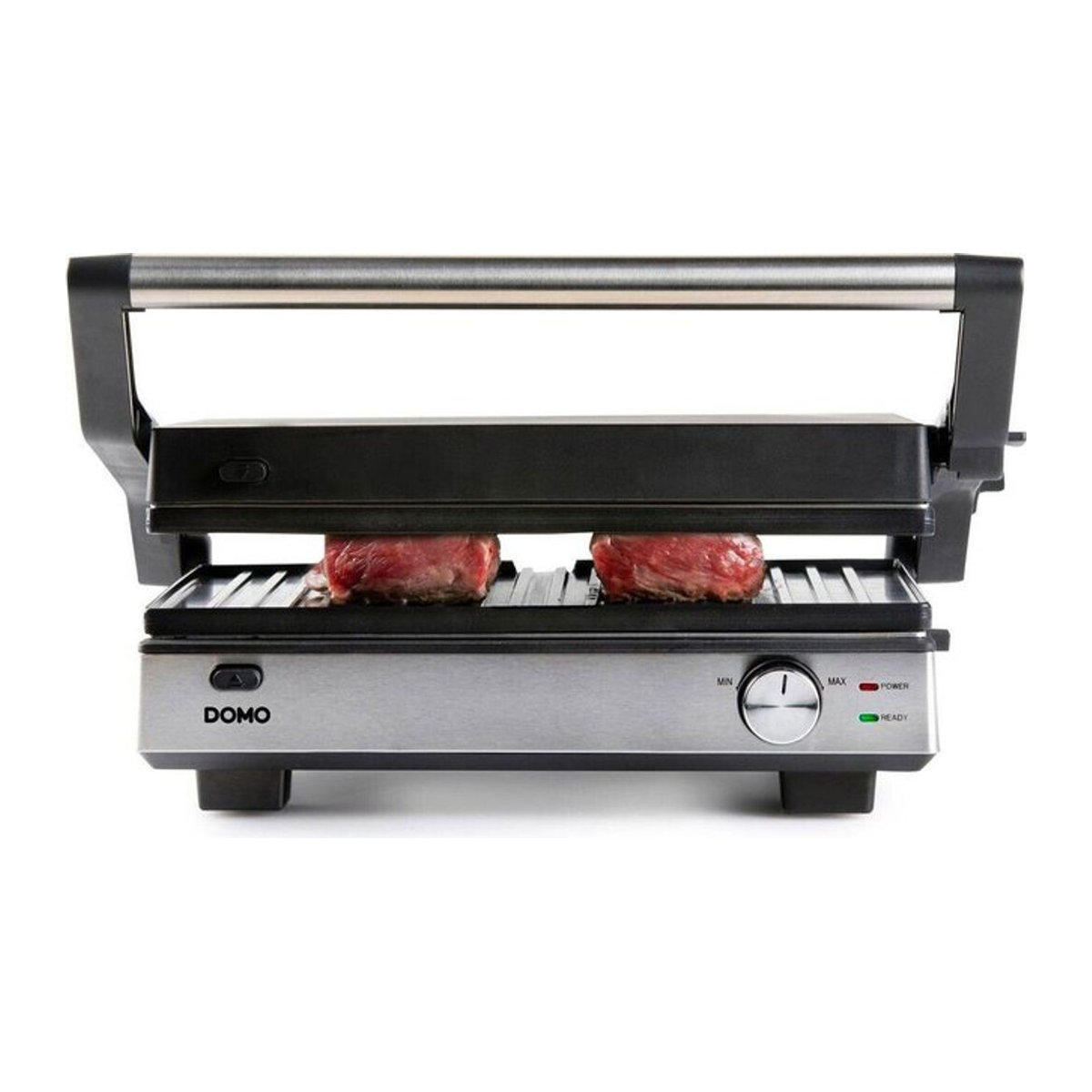 Domo DO9287G Multifunktionaler Kontaktgrill 2-in-1 Grill und Waffelmaschine Schwarz 1800W - Bild 2