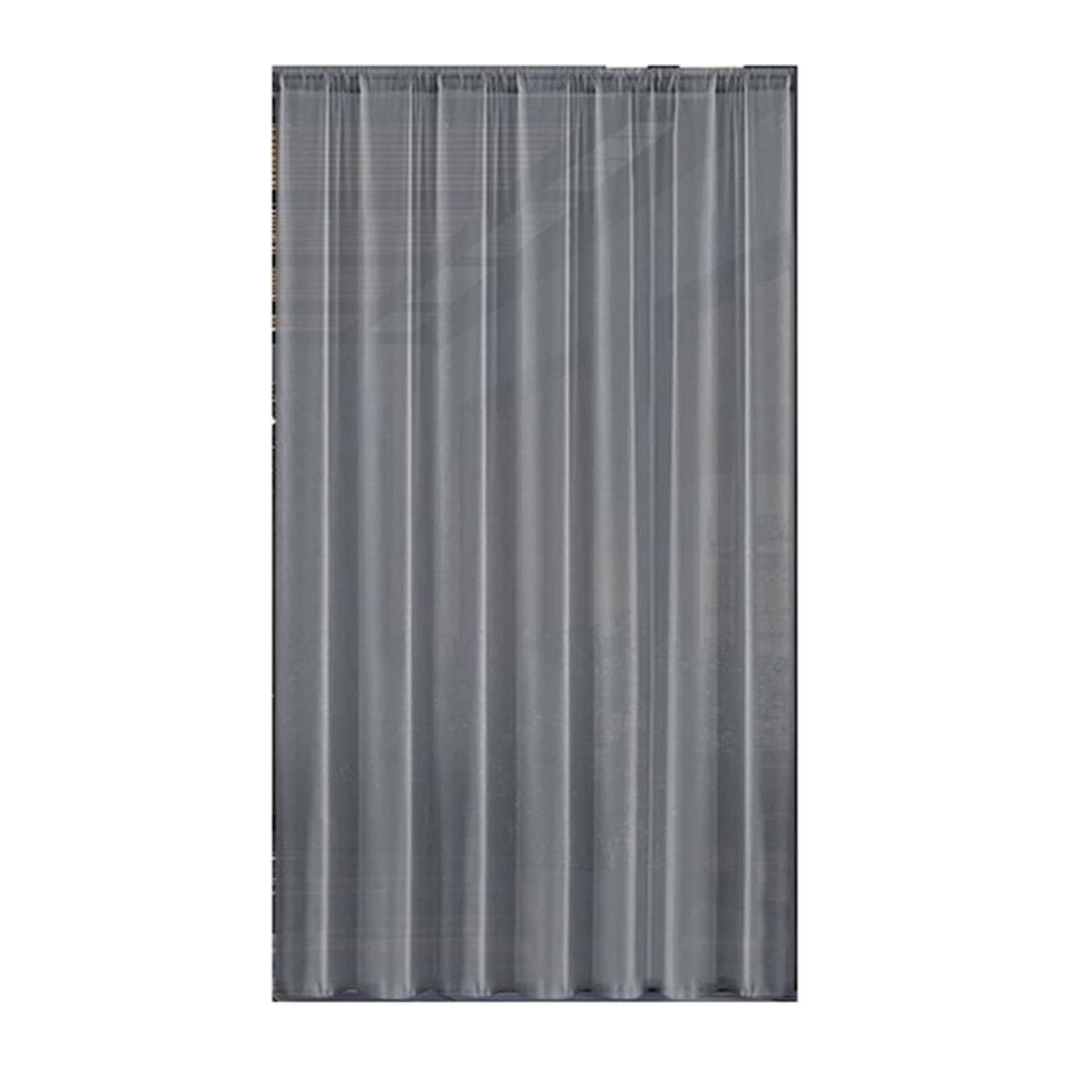 Dongyah Allwetter Vorhang Wasserdichter Sichtschutz für Terrasse und Garten in Grau, B: 132 cm, H: 241 cm - Bild 1