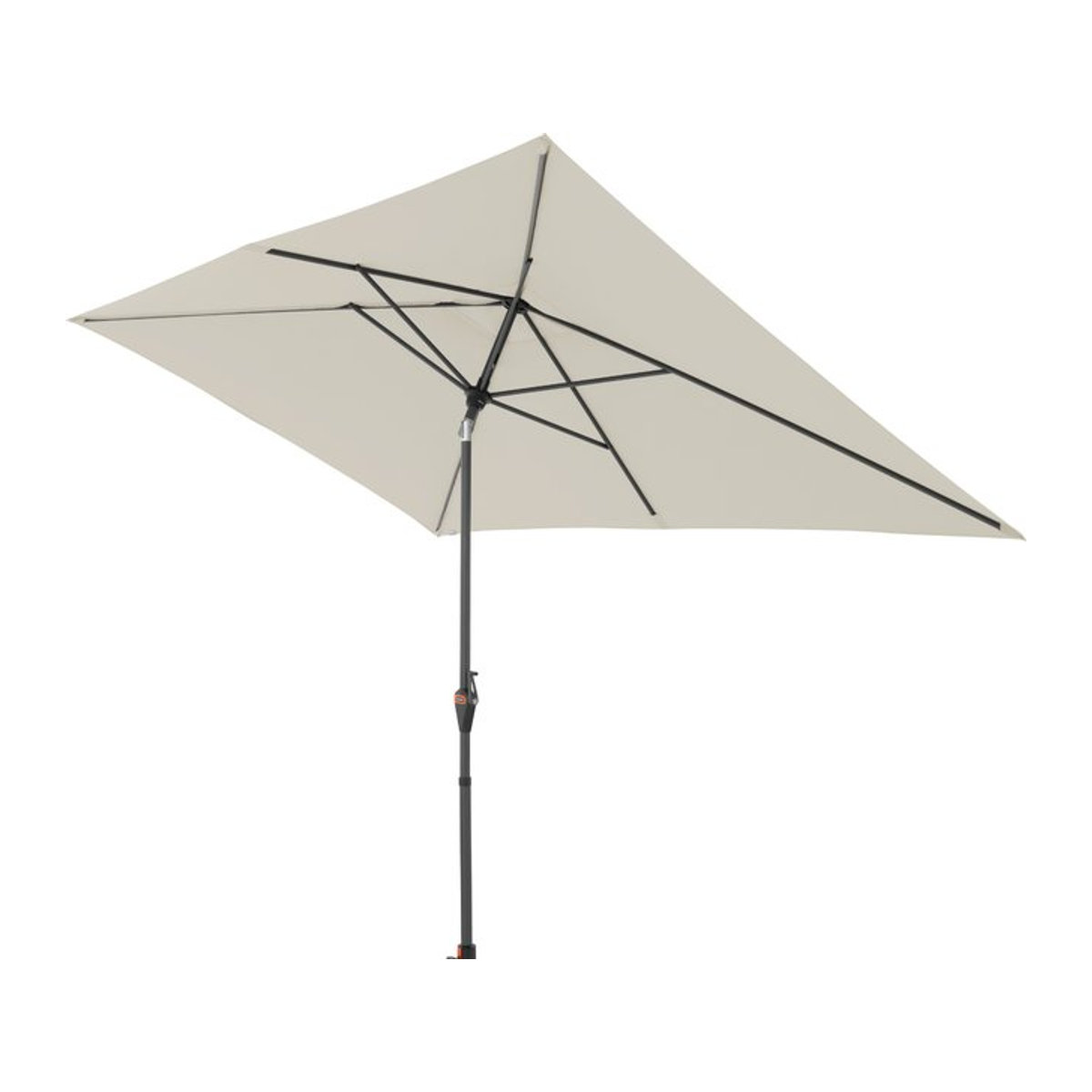 Doppler Mittelstockschirm myZONE rechteckig mit Auto-Tilt, Farbe: natur, B/T: 300 x 200 cm - Bild 1