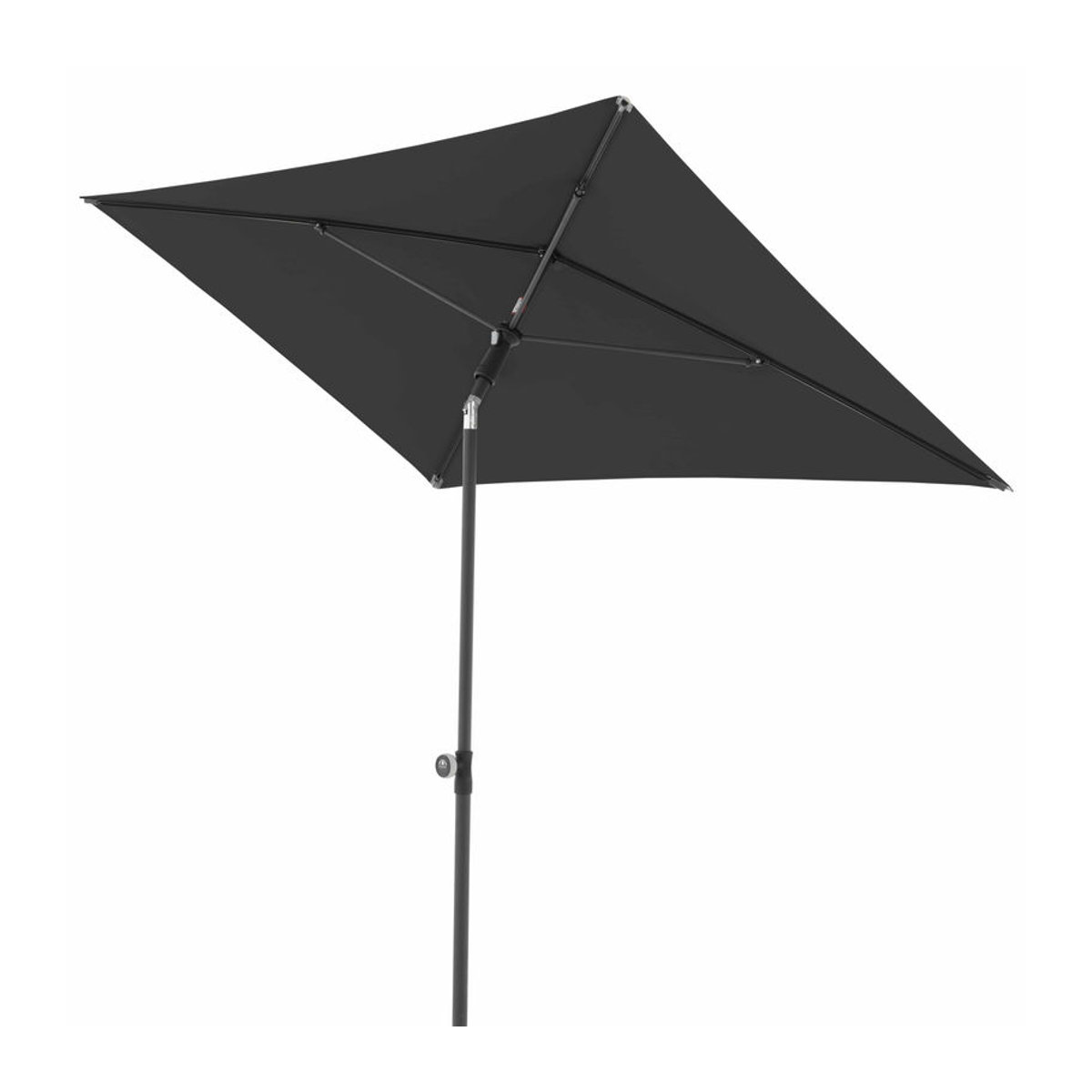 Doppler Sonnenschirm Active Green Edition Mittelmastschirm, Anthrazit, B/T: 200 x 120 cm - Bild 1