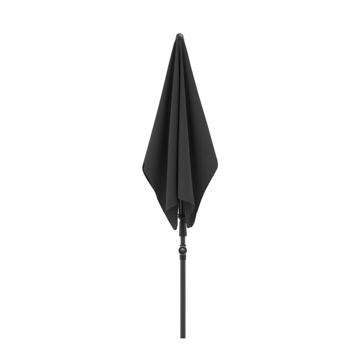 Doppler Sonnenschirm Active Green Edition Mittelmastschirm, Anthrazit, B/T: 200 x 120 cm - Bild 3